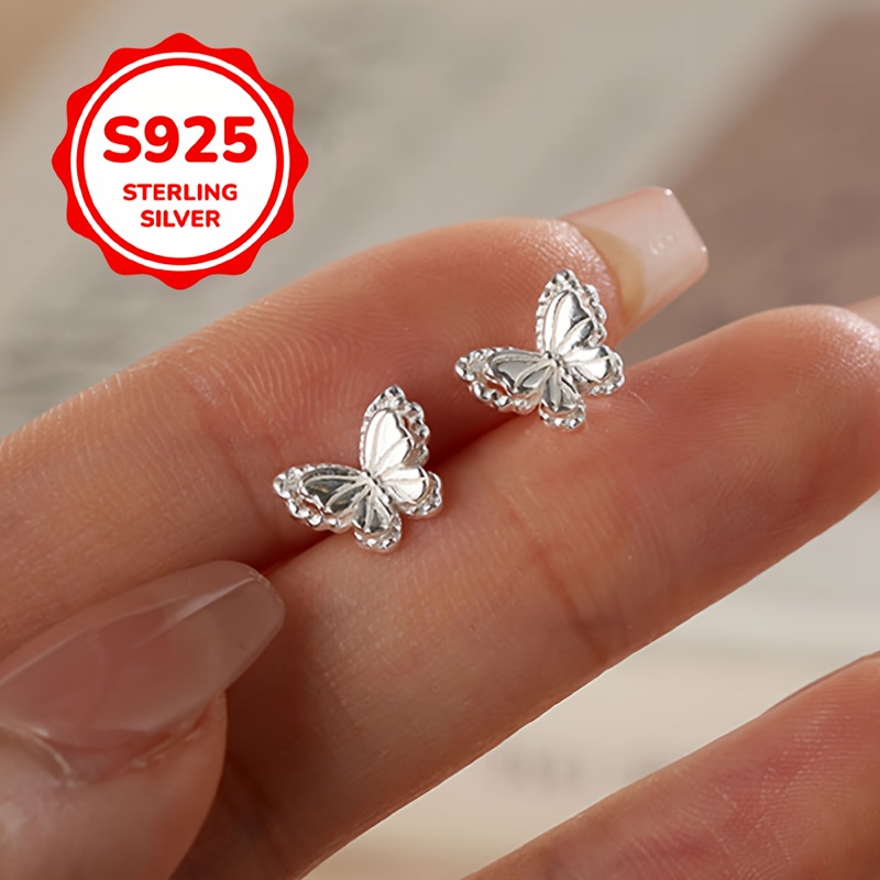 Women's Exquisite Cute Double-Layer Butterfly Earrings